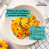 Rachs KOCHWERK Wok-Pfanne mit Wabenstruktur, Ø28 cm - Antihaft - alle Herdarten, ideal für fettarmes Braten und schnelles Kochen.