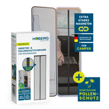 HOBERG Insekten- & Pollenschutzvorhang für Wohnwagen 60x180 cm mit extra starken Magneten und zusätzlichem Pollenschutz für Allergiker