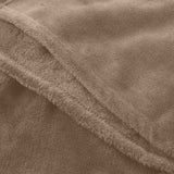 LUMALAND Kuscheldecke - 220x240 cm in Hellrosa, weiches Coral-Fleece, pflegeleicht, ideal als Sofadecke und Tagesdecke.