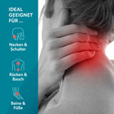 VITALmaxx Shiatsu Nackenmassagegerät mit 8 Massagebällen ideal für Nacken, Schultern, Rücken, Bauch, Beine und Füße.