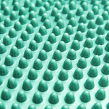 World Fitness Ballsitzkissen "Blowup" - Inkl. Pumpe - Ø 33 cm - Türkis mit Noppenstruktur für Massage- und Balanceeffekt.