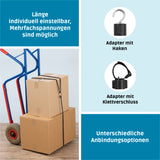 ModulFix - Multifunktionales Spanngummi-System - Basis-Set mit einstellbarer Länge und verschiedenen Anbindungsoptionen für sicheren Halt.