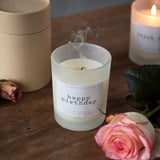 Luma Lab Series Duftkerze Moods "Thank You" im Glas mit blumigem Aroma, nachhaltigem Sojawachs und edlem Design für besondere Momente.