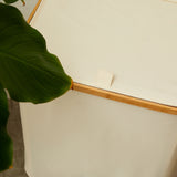 LUMALAND Aufbewahrungsbox mit Bambus-Rahmen - 3er-Set in Anthrazit/Grau, faltbar und platzsparend für vielseitige Nutzung.