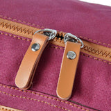 #DoYourYoga Yogatasche "Sunita" Rosé Rot Größe M mit Doppel-Reißverschluss und robustem Canvas-Material.