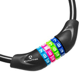 #DoYourFitness Fahrradschloss »Protector« Zahlenschloss aus Stahl mit Kunststoffummantelung, ca. 60 cm lang, schwarz.