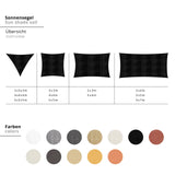 LUMALAND Sonnensegel Polyester Rechteck 3 x 4 Meter Orange, stabiles Sonnensegel mit UV-Schutz 30+ und rostfreien Ringen.