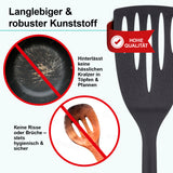 GOURMETmaxx Küchenhelfer-Set mit Aufbewahrungsständer - 7-teilig, hitzebeständig, pfannenschonend aus robustem Kunststoff.
