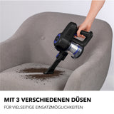 CLEANmaxx Zyklon-Staubsauger - schwarz/blau mit Fugendüse, leistungsstark für vielseitige Reinigung und saubere Luft.
