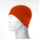 #DoYourSwimming Badekappe aus Stoff für Erwachsene & Jugendliche in Orange, leichter Lycra für Schnorchler und Taucher.