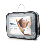 LUMALAND Sonnensegel 100% HDPE mit Stabilisator für UV-Schutz - Rechteck 2 x 4 Meter - Hellgrau verpackt in Schutztasche