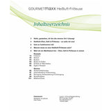 GOURMETmaxx Buch Heißluft-Fritteuse mit 70 Rezepten für fettarmes Kochen mit Heißluft-Ofen, Grill und Fritteuse in einem Gerät.