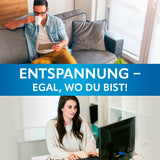 VITALmaxx Shiatsu-Massagegerät mit Wärme, Knet- & Druckmassage, 4 Massagebälle für flexible Entspannung überall im Alltag.