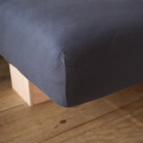 LUMALAND Comfort Jersey Spannbettlaken Anthrazit 140x200 cm, 160 g/m², 100% Baumwolle, elastischer Rundum-Gummizug, sanfor-krumpfsicher.