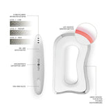 nah-vital EMS-Massagegriff mit 3 Intensitätsstufen, Wärmefunktion, USB-Laden und ergonomischem Design für flexible Massage.