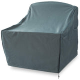 LUMALAND Abdeckung für Patio Stühle - 84,9 x 66,8 x 88,9 cm - Grün/Grau Schutzhülle für Gartenstühle, wasserdicht und UV-beständig.