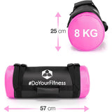 World Fitness Corebag Sandsack Carolous - Fitness Power Bag - 8 kg, robuster Nylon-Gewichtssack für funktionelles Training.