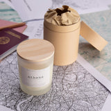 Luma Lab Series Duftkerze City Memories "Athens" mit edlem Duft, nachhaltigem Sojawachs und stilvollem Glas für besondere Momente.