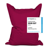 LUMALAND Sitzsack Classic XXL (380 L) - In- & outdoor - Rotwein, großer Sitzsack mit robustem Material und hohem Sitzkomfort.