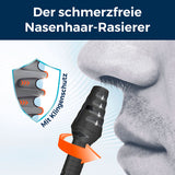 Silkslide Pro Nasenhaartrimmer - Nasierer 2.0 mit innovativem Klingenschutz für schmerzfreies und präzises Nasenhaarschneiden.