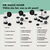 GOURMETmaxx Mr. Magic Power 400 Pro mit Zubehörset M, kompakter Standmixer mit 400 Watt und 500-ml-Mixbecher für Shakes und Smoothies.