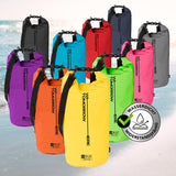 Where Tomorrow Dry Bag 20L - Style 02 - Gelb, wasserdichter und robuster Outdoor-Rucksack mit Rolltop-Verschluss und UV-Schutz.