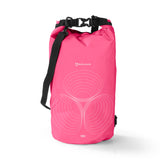 #DoYourOutdoor Dry Bag 10L - Pink, wasserdichter, robuster Outdoor-Rucksack mit verstellbarem Schultergurt und Rolltop-Verschluss.