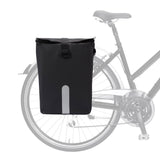 #DoYourSports Wasserdichte Fahrradtasche Roll-Top 21 L Schwarz, 3-in-1, reflektierend, wasserfest, 23 L Stauraum, praktisches Schnellverbindungssystem.