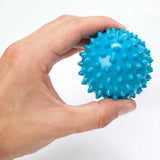 #DoYourSports Igelball & Faszienball Massageball ⌀ 6 cm Hellblau mit harter Oberfläche für effektive punktuelle Massage und Faszienstimulation.