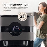 Barista Filterkaffeemaschine Touch Iso mit Isolierkanne mit LED-Touchdisplay und Timerfunktion für frischen Kaffee zur Wunschzeit.