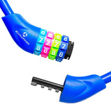 #DoYourFitness Fahrradschloss »Protector« Zahlenschloss mit 4-stelliger Codierung, 60 cm lang, Kunststoffummantelung, navyblau.