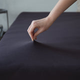 LUMALAND Comfort Jersey Spannbettlaken Anthrazit, 100% Baumwolle, 160 g/m², 140x200 cm mit elastischem Rundum-Gummizug.