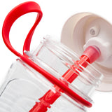 #DoYourFitness "DrinkUp" Sportflasche - 850ml - Rot aus robustem Tritan, 100% auslaufsicher, ideal für Sport und Fitness.