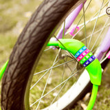 DoYourFitness Fahrradschloss »Protector« Zahlenschloss, ca. 60 cm lang, Navyblau, schützt Fahrradrahmen und Felgen vor Diebstahl.