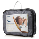 LUMALAND Sonnensegel 100% HDPE Dreieck 3x3 m dunkelgrau in Verpackung, stabiles, vielseitiges Terrassendach mit UV-Schutz