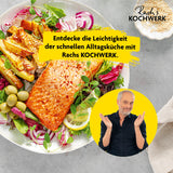 Rachs KOCHWERK Heißluft-Fritteuse Digital 4,2l mit 8 Programmen, Erinnerungsfunktion, ideal zum Frittieren, Grillen, Backen und Rösten.
