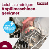 Kezzel® innovativer Wasserkessel für Induktionsherde 1,5 Liter | Automatische Abschaltfunktion, kein Überkochen, spülmaschinenfest und leicht zu reinigen