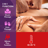 VITALmaxx Shiatsu-Massagegerät mit Knet- & Druckmassage, Wärmefunktion bis 45 °C für ganzheitliche Entspannung.