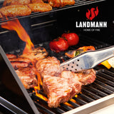 LANDMANN Anti-Haftspray für den Grill verhindert Ankleben und erleichtert das Wenden von Grillgut auf dem Grillrost.