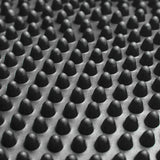 World Fitness Ballsitzkissen "Blowup" - Inkl. Pumpe - Ø 33 cm - Schwarz mit Noppen für Massage und bequemes ergonomisches Sitzen.