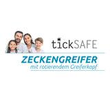 tickSAFE Zeckengreifer mit rotierendem Greiferkopf zur Anwendung am Menschen – schonendes und präzises Entfernen von Zecken ohne Quetschen oder Drücken