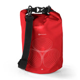 #DoYourOutdoor Dry Bag 5L - Rot wasserdichter, robuster Rucksack mit Rolltop und verstellbarem Schultergurt für Outdoor-Abenteuer.