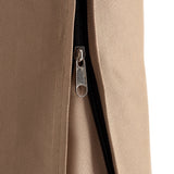 LUMALAND Abdeckung für Sonnenschirm - 136 x 23,5/25 cm - Beige mit robustem Reißverschluss aus wasserdichtem Oxford Gewebe
