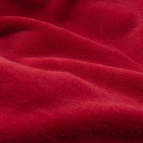 LUMALAND Luxury Mikrofaser Bademantel mit Kapuze für Damen und Herren in Rot, Größe XXL, weich, flauschig und schnelltrocknend.