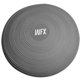 World Fitness Ballsitzkissen "Blowup" - Inkl. Pumpe - Ø 33 cm - Space Grau, ergonomisches Balance- und Trainingskissen