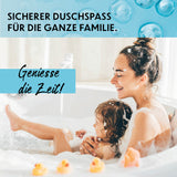EASYmaxx Duschmatte mit Saugnäpfen – rutschfest, 70x40 cm, grau, für sicheren Duschspaß und Massagekomfort in Dusche und Wanne.