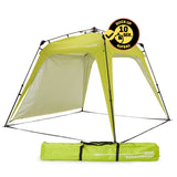 Where Tomorrow - Pop up Pavillon Grün mit 10 Sek. Quick-up-Aufbau, wasserdicht, wetterfest und mit praktischer Seitenwand für vielseitige Outdoor-Einsätze.