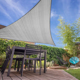LUMALAND Sonnensegel Polyester - Quadrat 3 x 3 Meter - Gelb bietet stabilen UV-Schutz und hochwertige Befestigung für Garten und Terrasse.