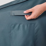 LUMALAND Abdeckung für Patio Stühle - 84,9 x 66,8 x 88,9 cm - Grün/Grau mit Griff für einfaches Handling aus robustem Oxford Gewebe.