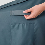 LUMALAND Abdeckplane für Gartenstühle 64x79x102 cm in Grün/Grau mit Haltegriff aus reißfestem 600D Oxford Gewebe.